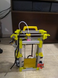 Impresora 3d plegable basada en Foldarap